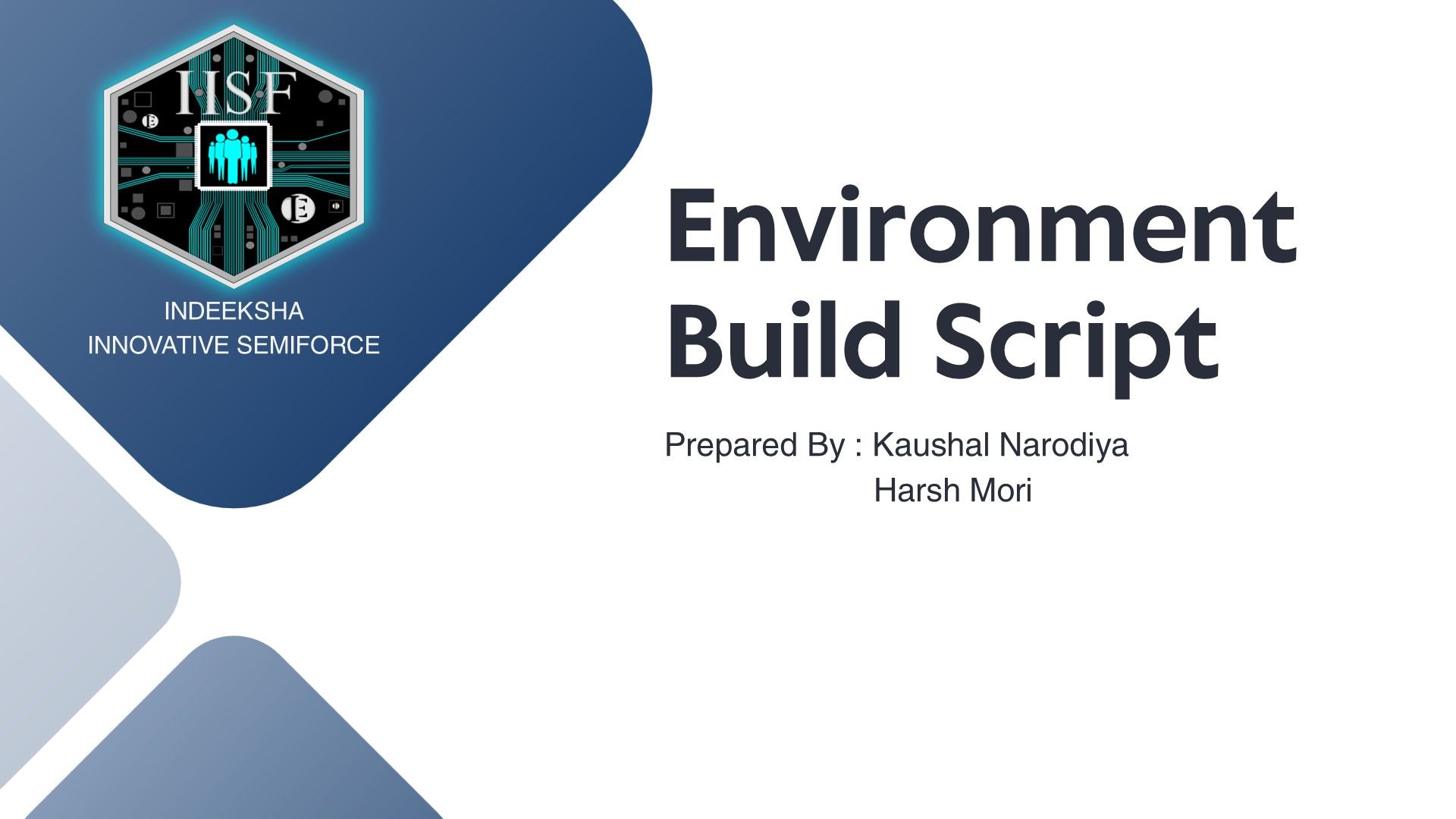Environment Build